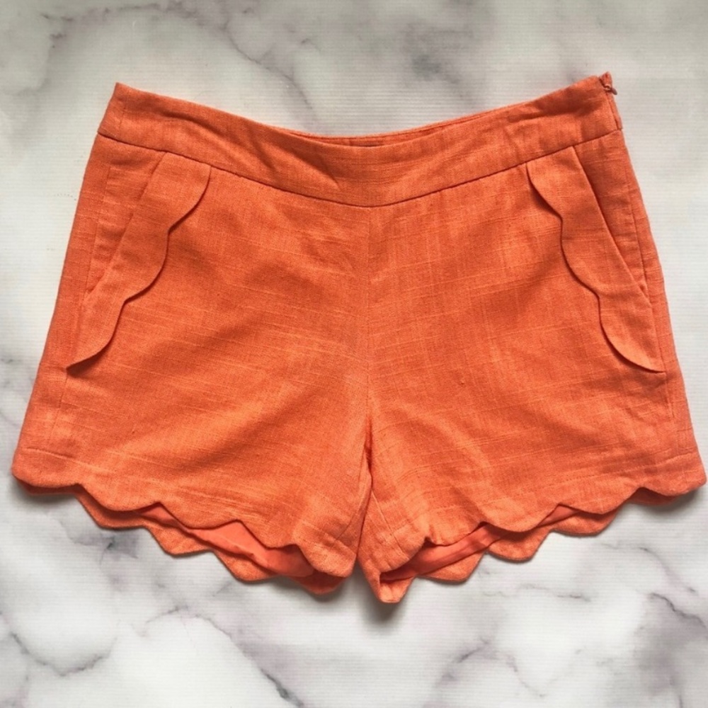 Cynthia Rowley scallop dress shorts